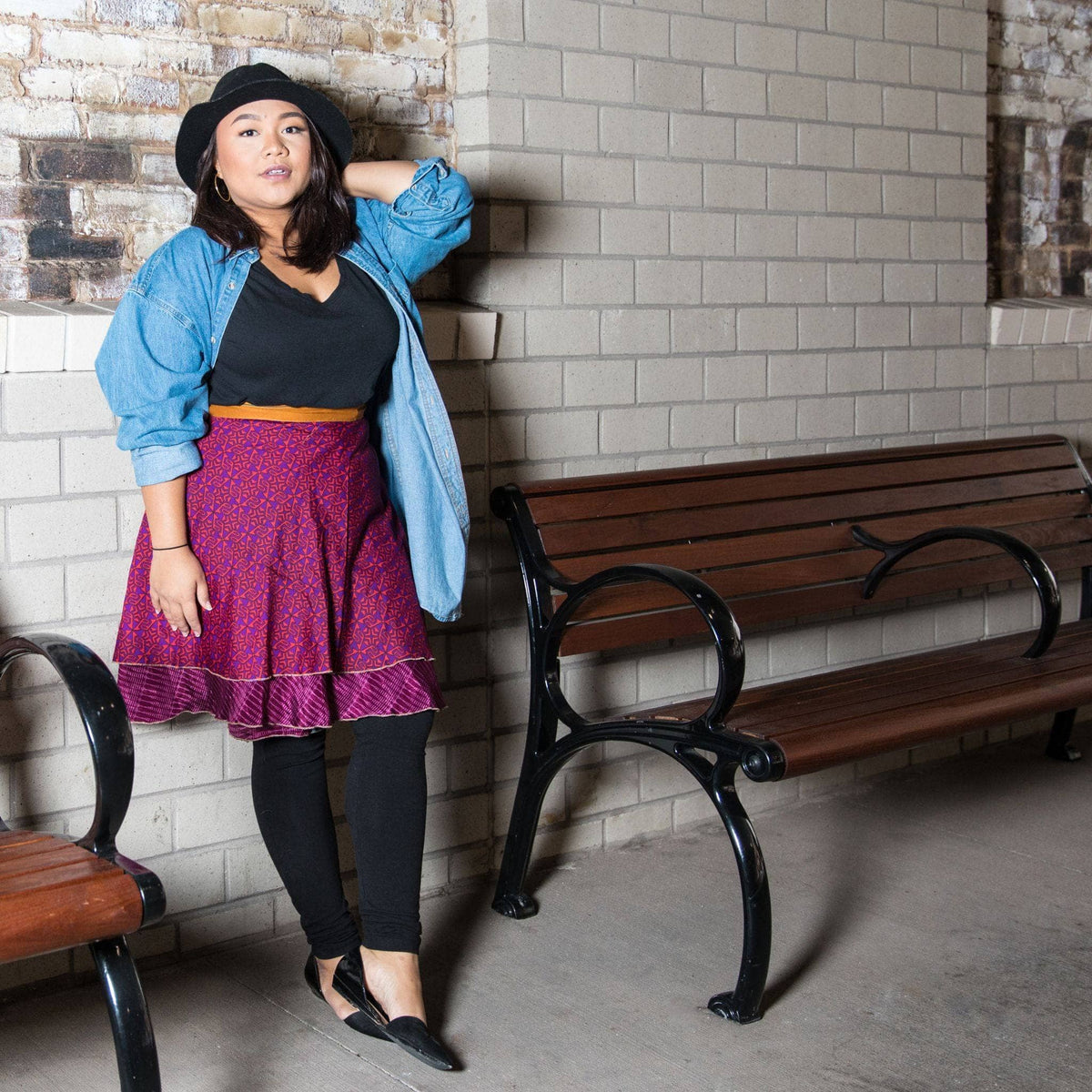 The Original Boho Reclaimed Sari Wrap Skirt