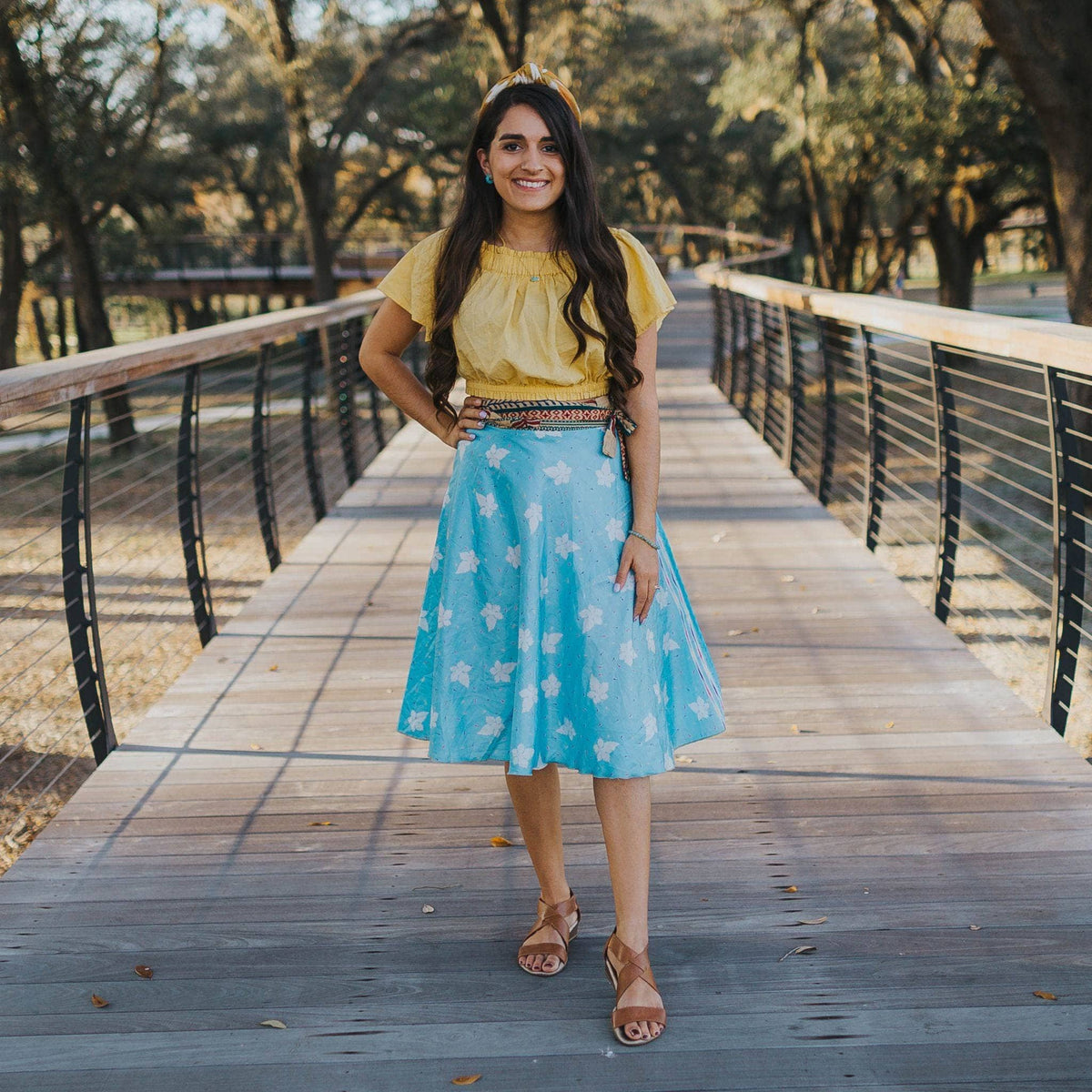 The Original Boho Reclaimed Sari Wrap Skirt
