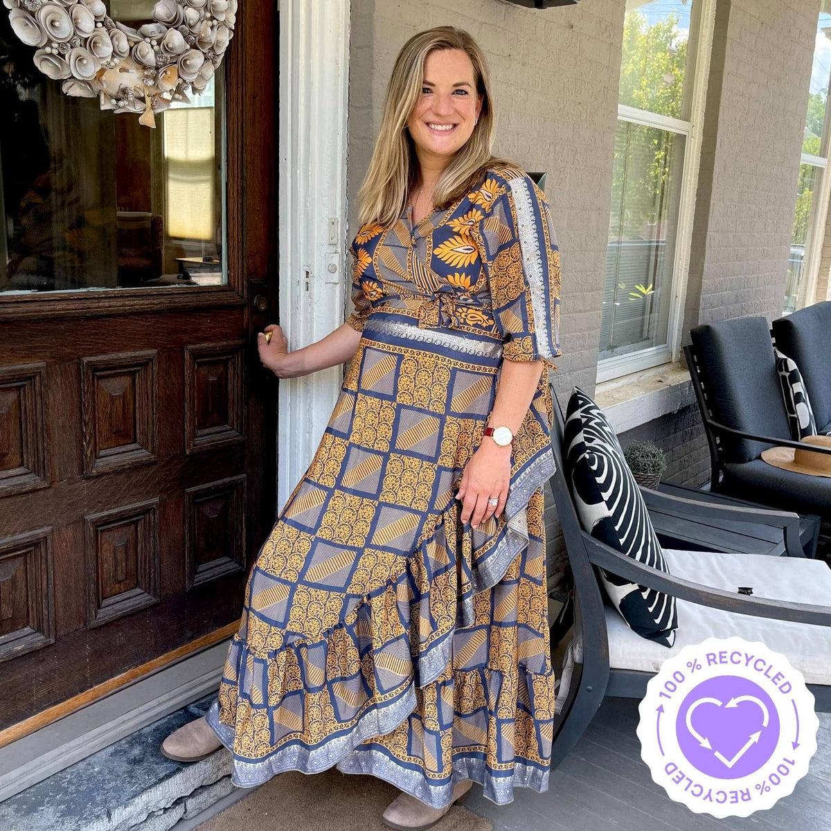 Warehouse Closeout: The Zaria - Sari Wrap Dress