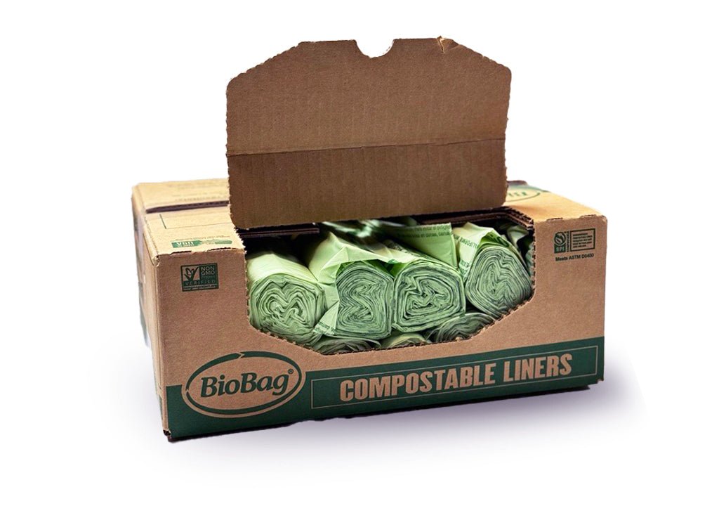 BioBag 2 Gallon Compostable Bags 15.35x16.6in (QTY 600), SKU 02G1517