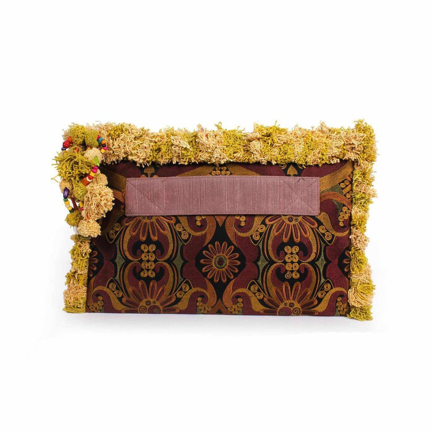 Computer Case | Oversize Pom Pom Clutch - Thailand