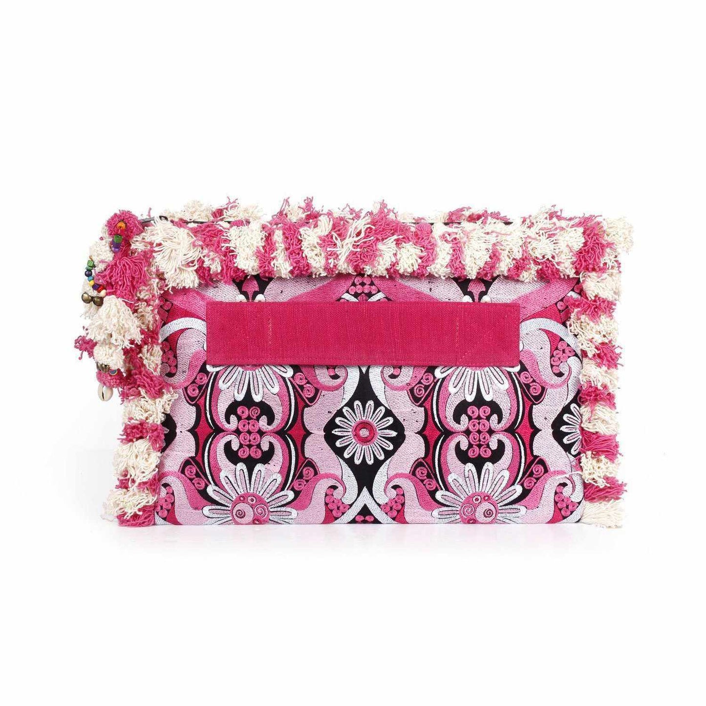 Computer Case | Oversize Pom Pom Clutch - Thailand