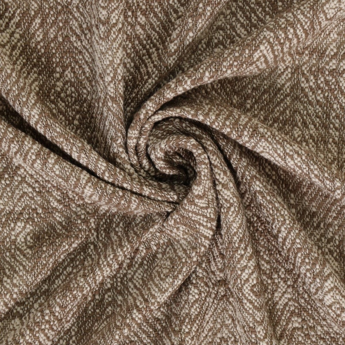 Earthy Brown Cotton Bed Cover (92'' x 102'')