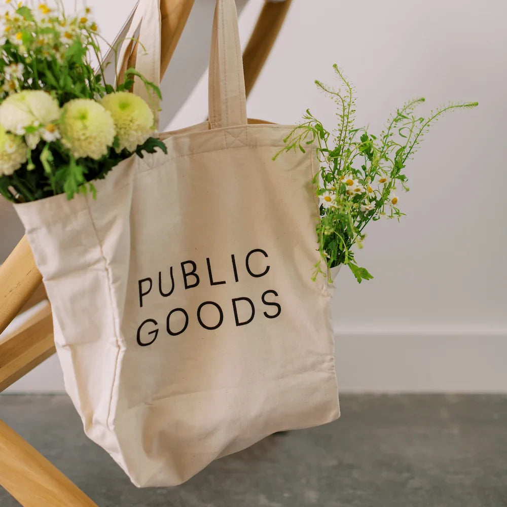 Organic Reusable Cotton Tote Bag
