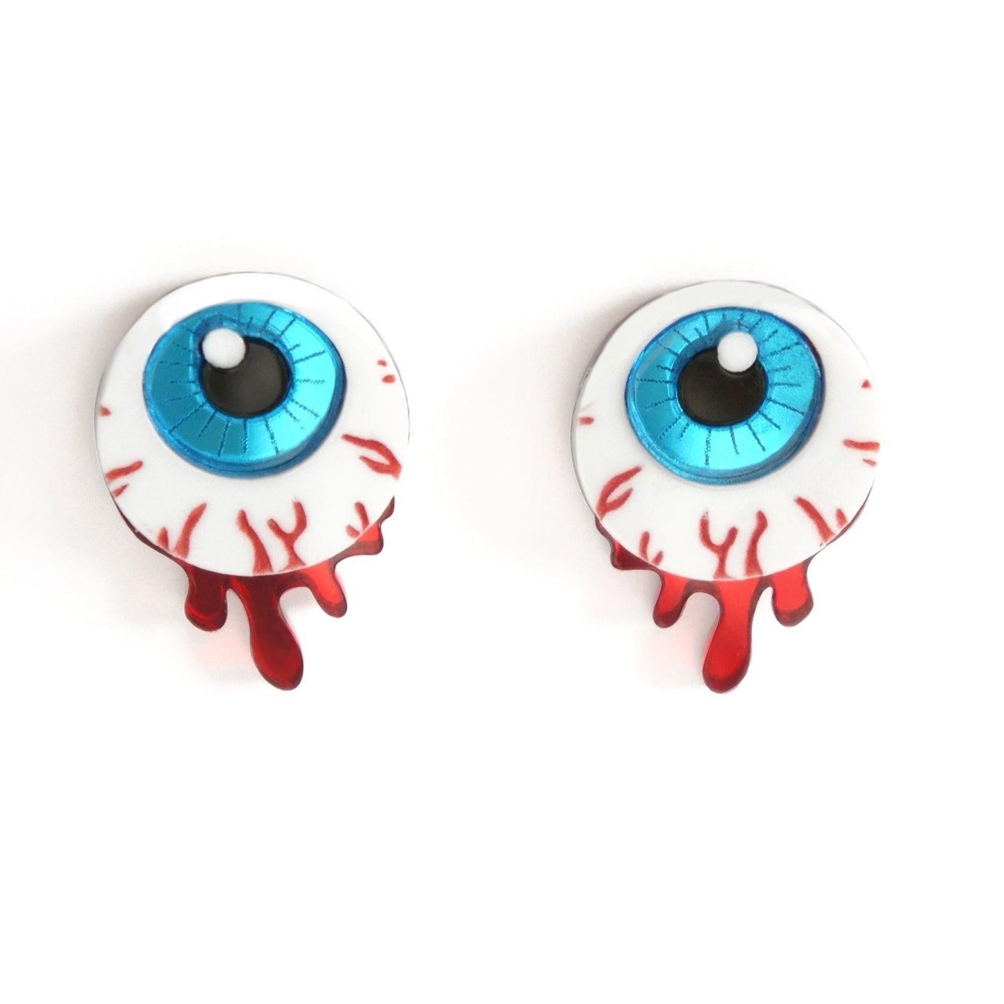 Creepy Zombie Eye Earrings by Laliblue