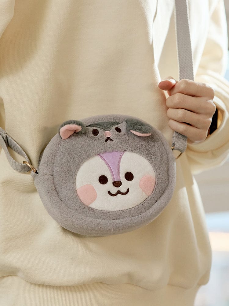 BT21 - Baby Fluffy Face Doll Cross Bag - Osadia Concept Store