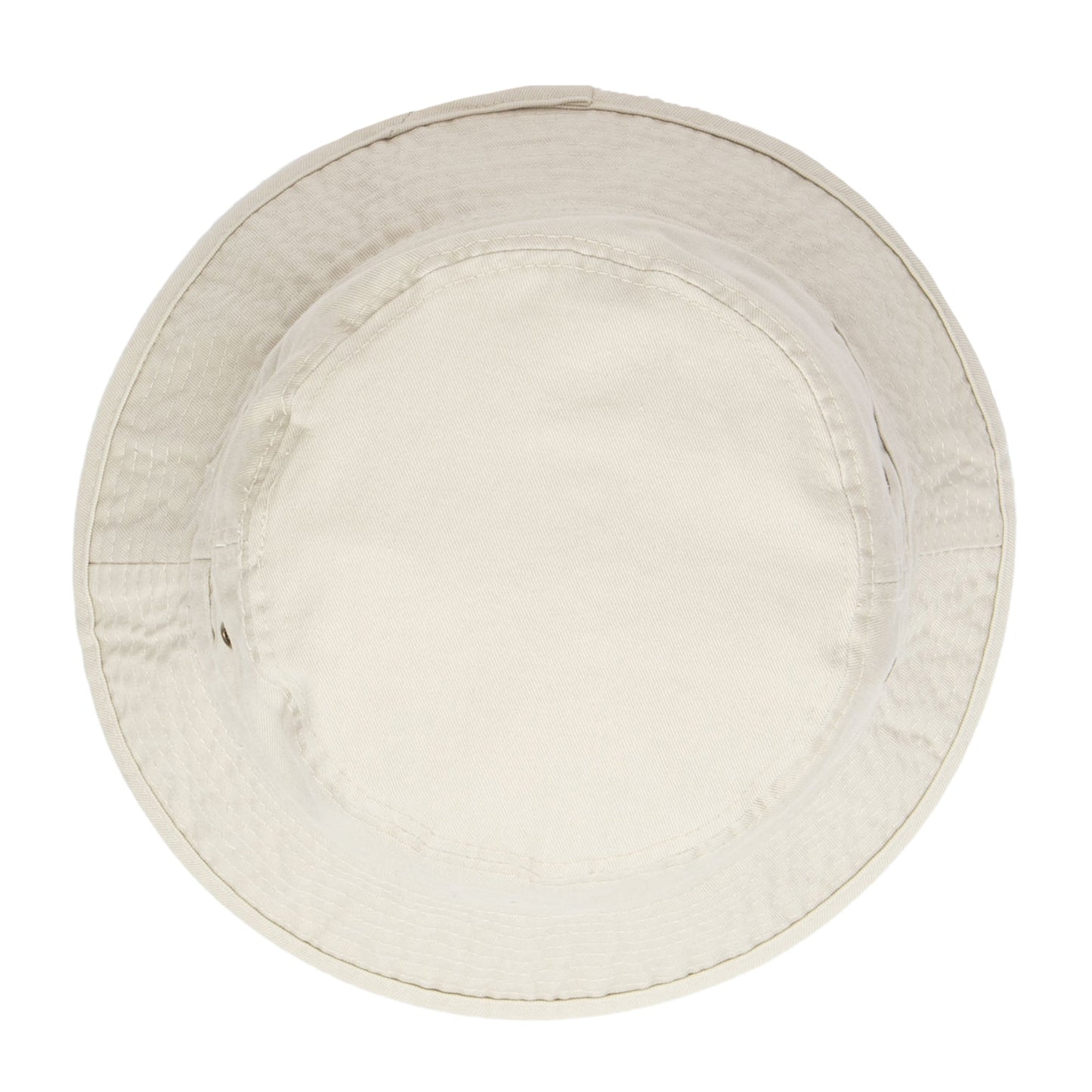 Men's washed cotton bucket with side grommets