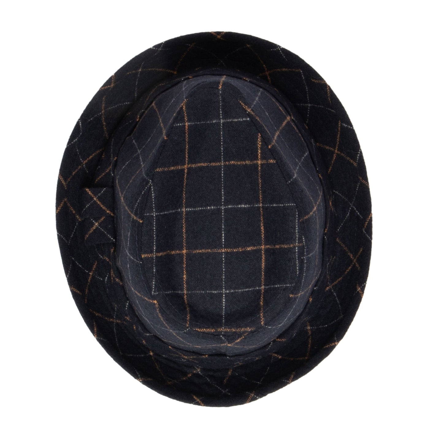Men's Cut & Sew Pokpie with Double Fold Self Band&Knot