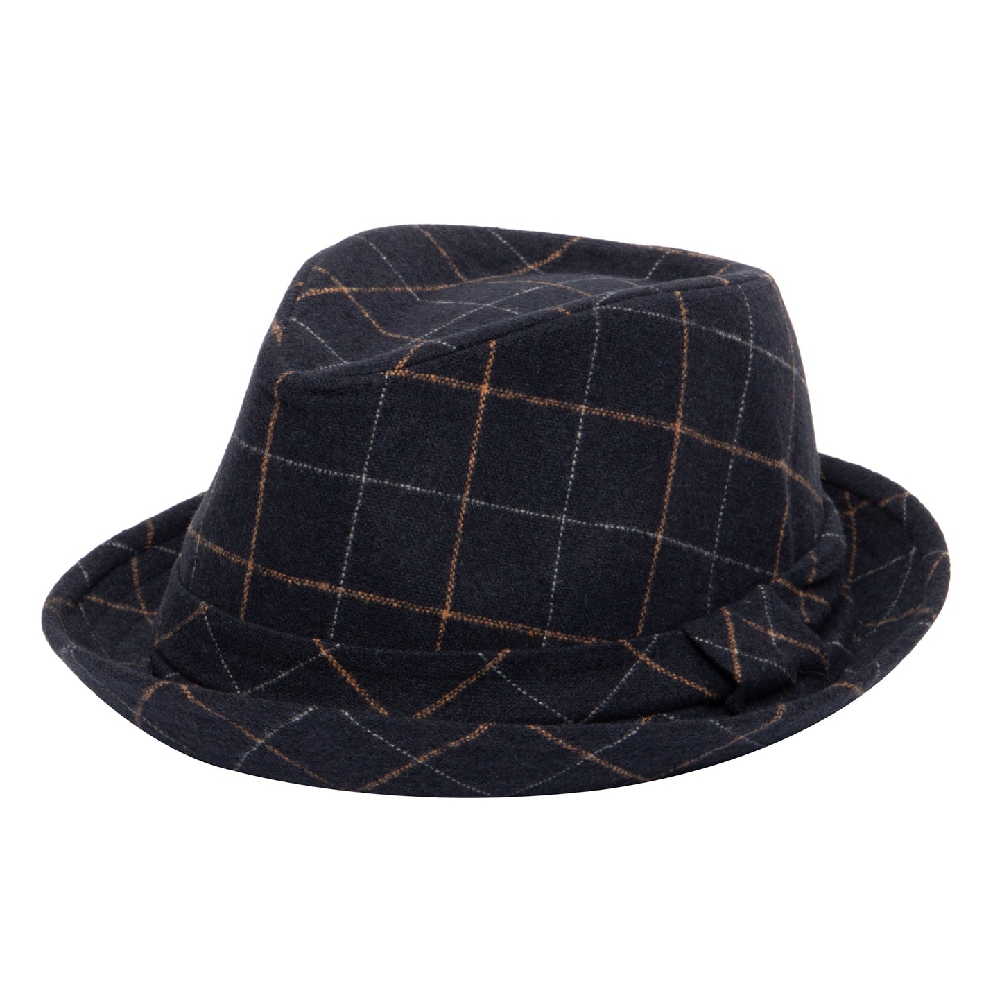 Men's Cut & Sew Pokpie with Double Fold Self Band&Knot