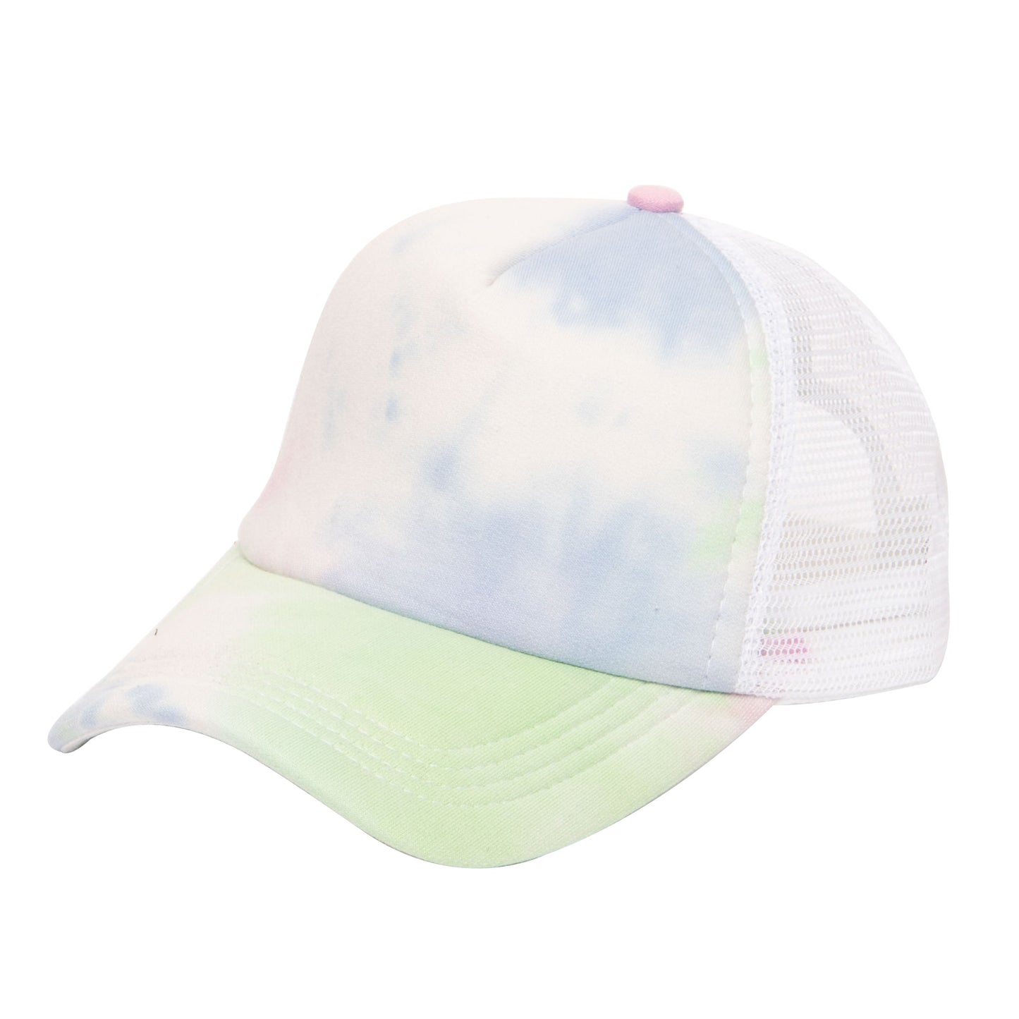 3-7 Year Tie-Dye Front and Brim Trucker Cap
