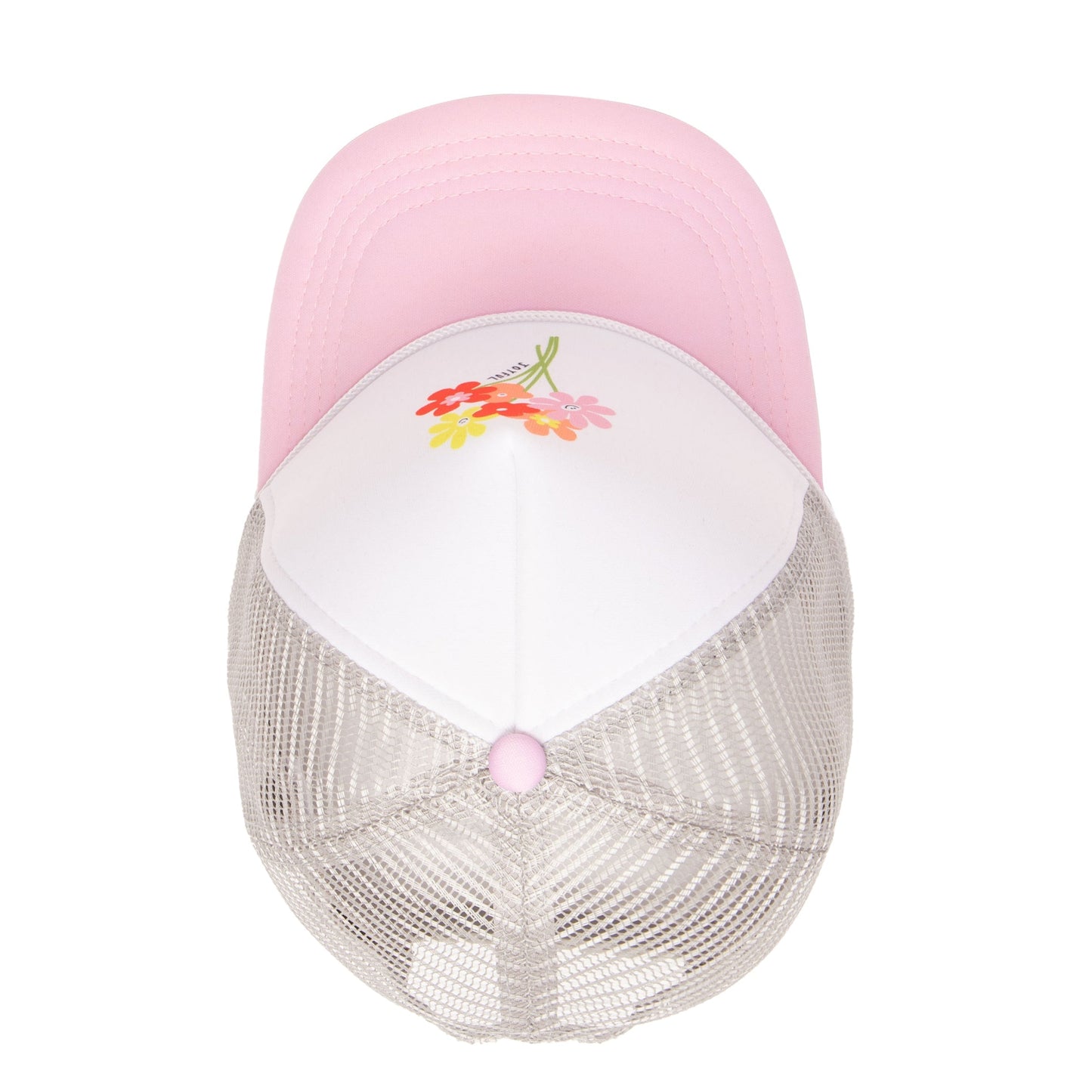 3-7 Year Kid Flowers Trucker Cap