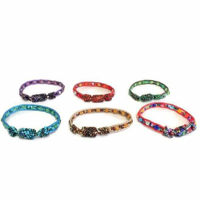 Cuero Bracelet with Magnetic Closure - Guatemala