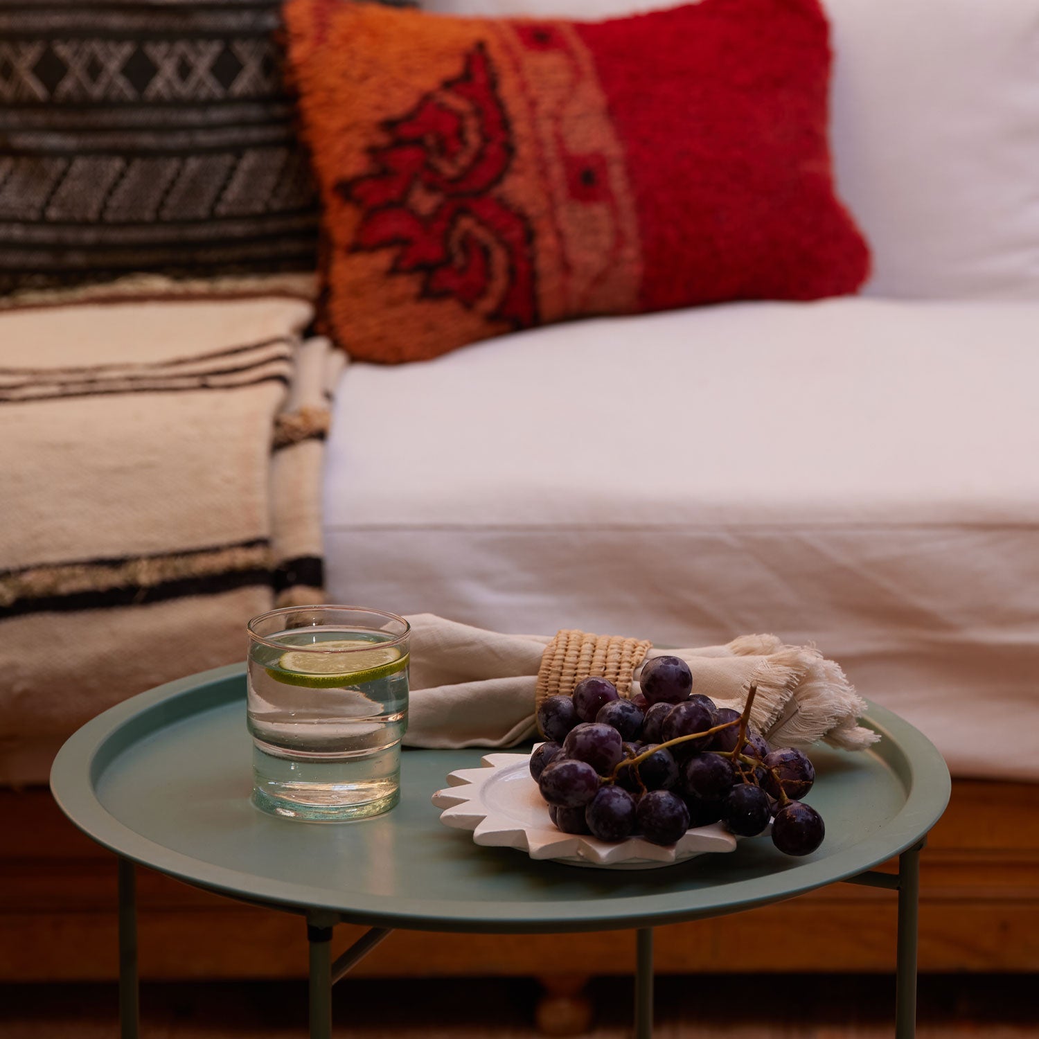 Moroccan Mouth-blown Column Glass - Osadia Concept Store