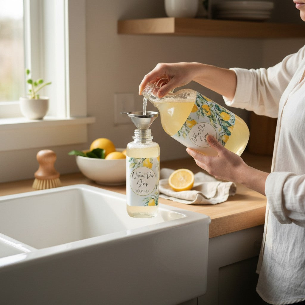 Butterfly & Bee Foaming Dish Soap Kitchen Refill Set