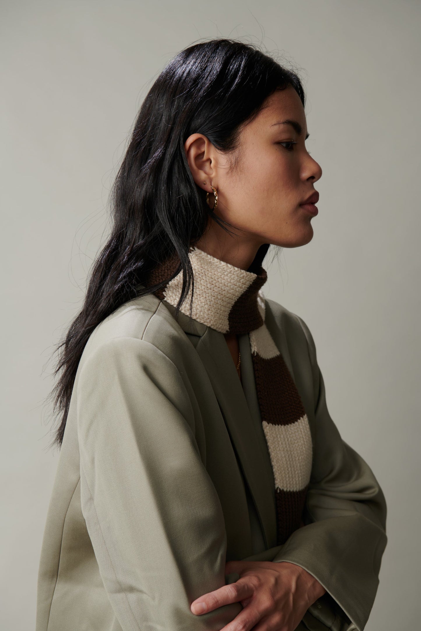 Elliot Textured Hoops