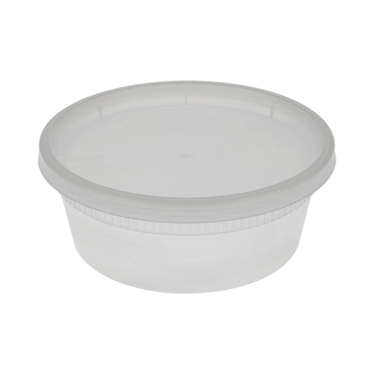 Pactiv Newspring DELItainer 8oz PP Container with LLDPE Lid, Clear (QTY 240), SKU YL2508