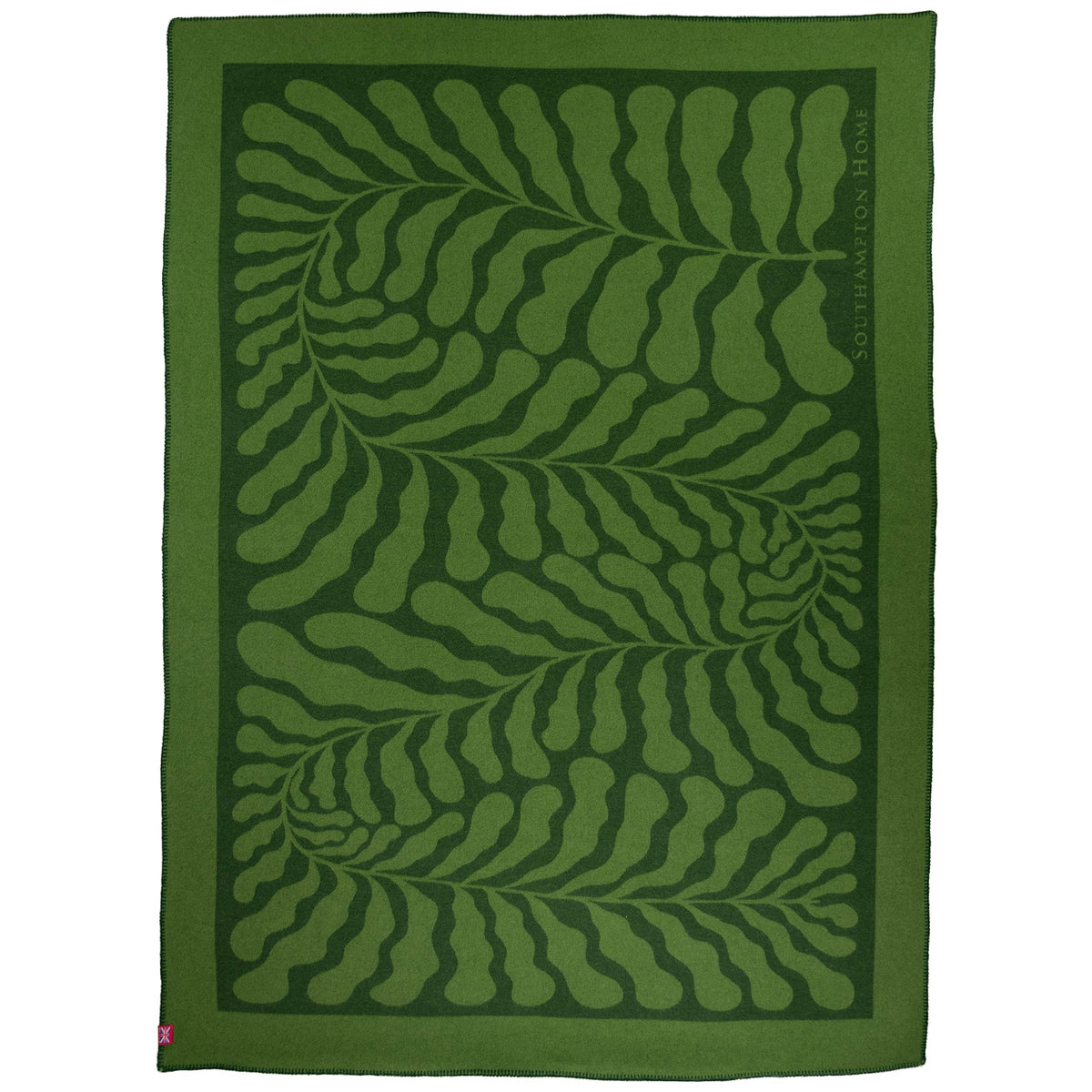 Southampton Home Merino Wool Fleece Throw - Leaf
