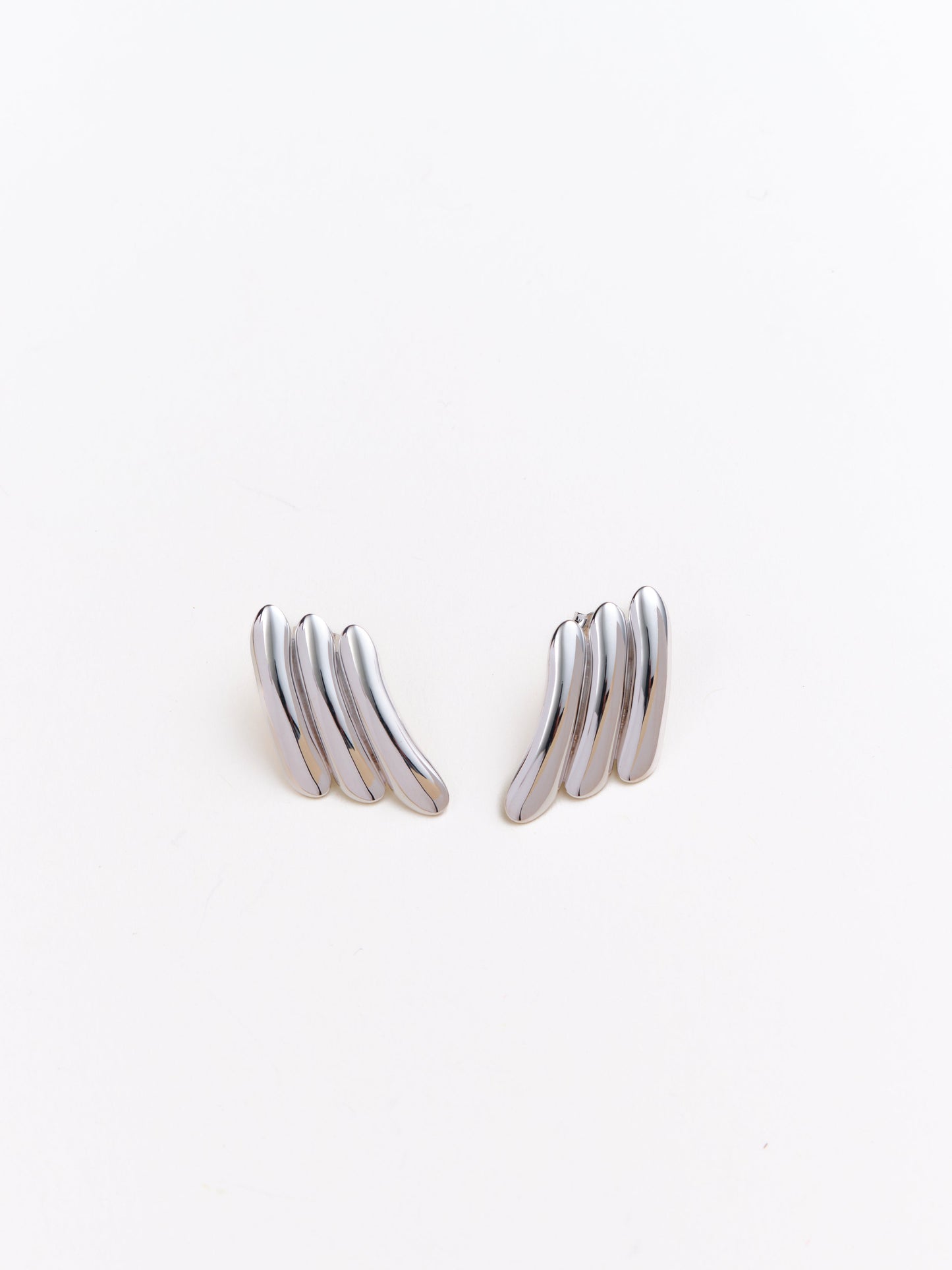 Maxime Large Ribbed Earrings