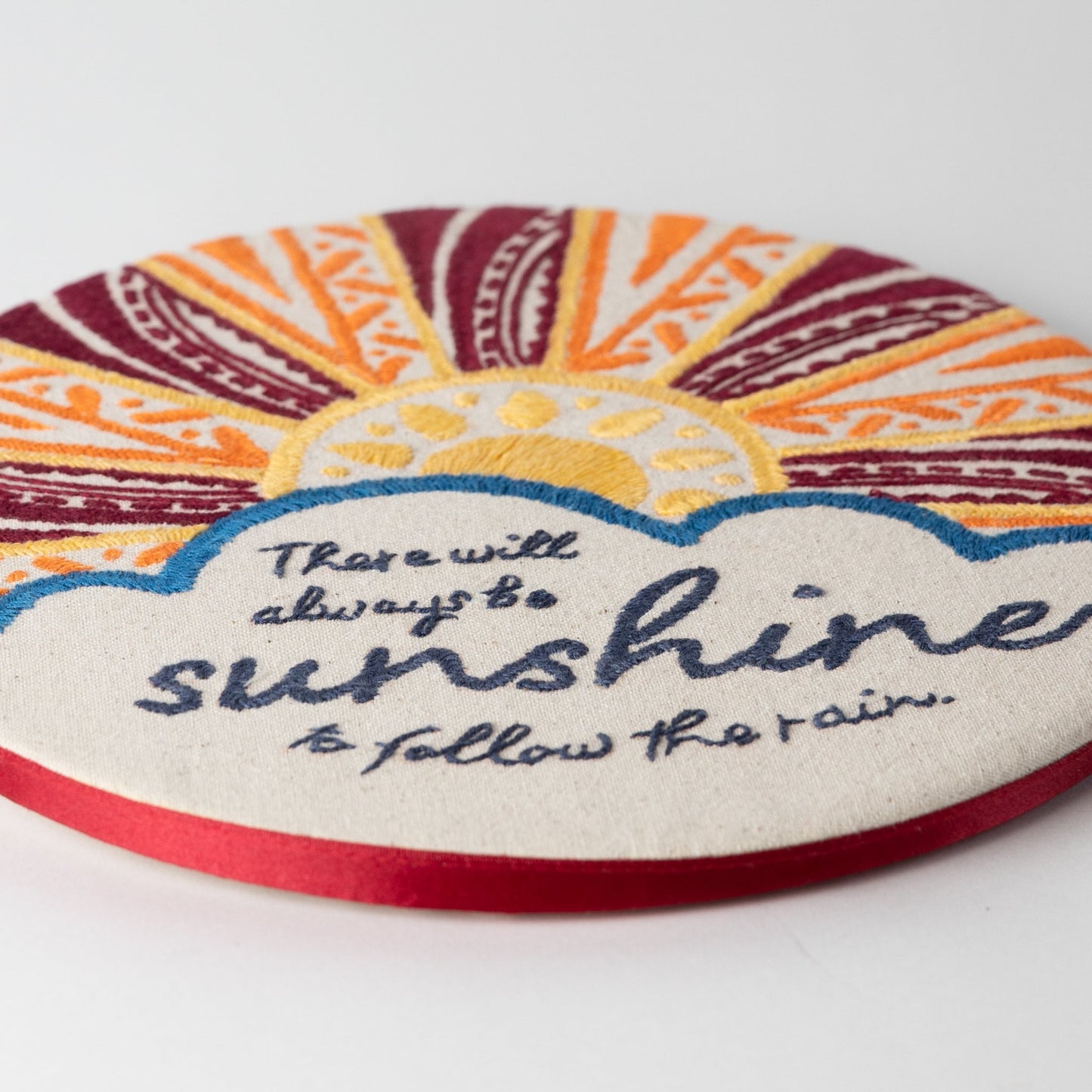 Prerak Sunshine Hand Embroidered Wall Art