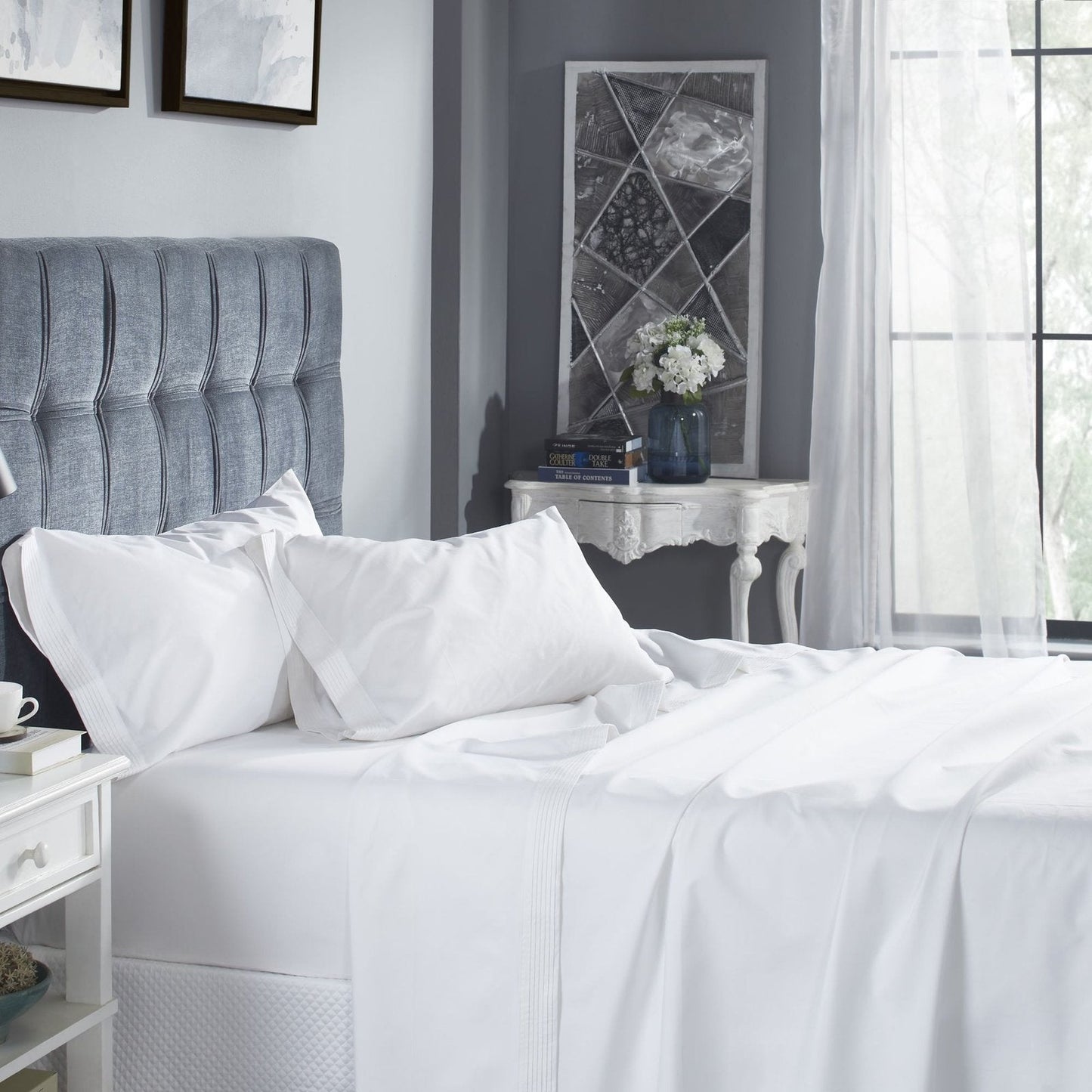Venice Egyptian Cotton Percale Sheet Set