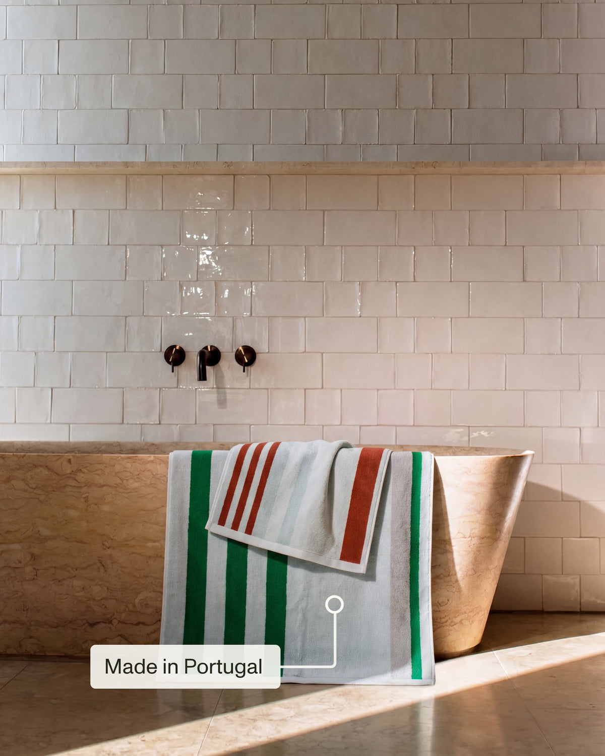 Plush Cotton Reversible Towel - Janus Edge