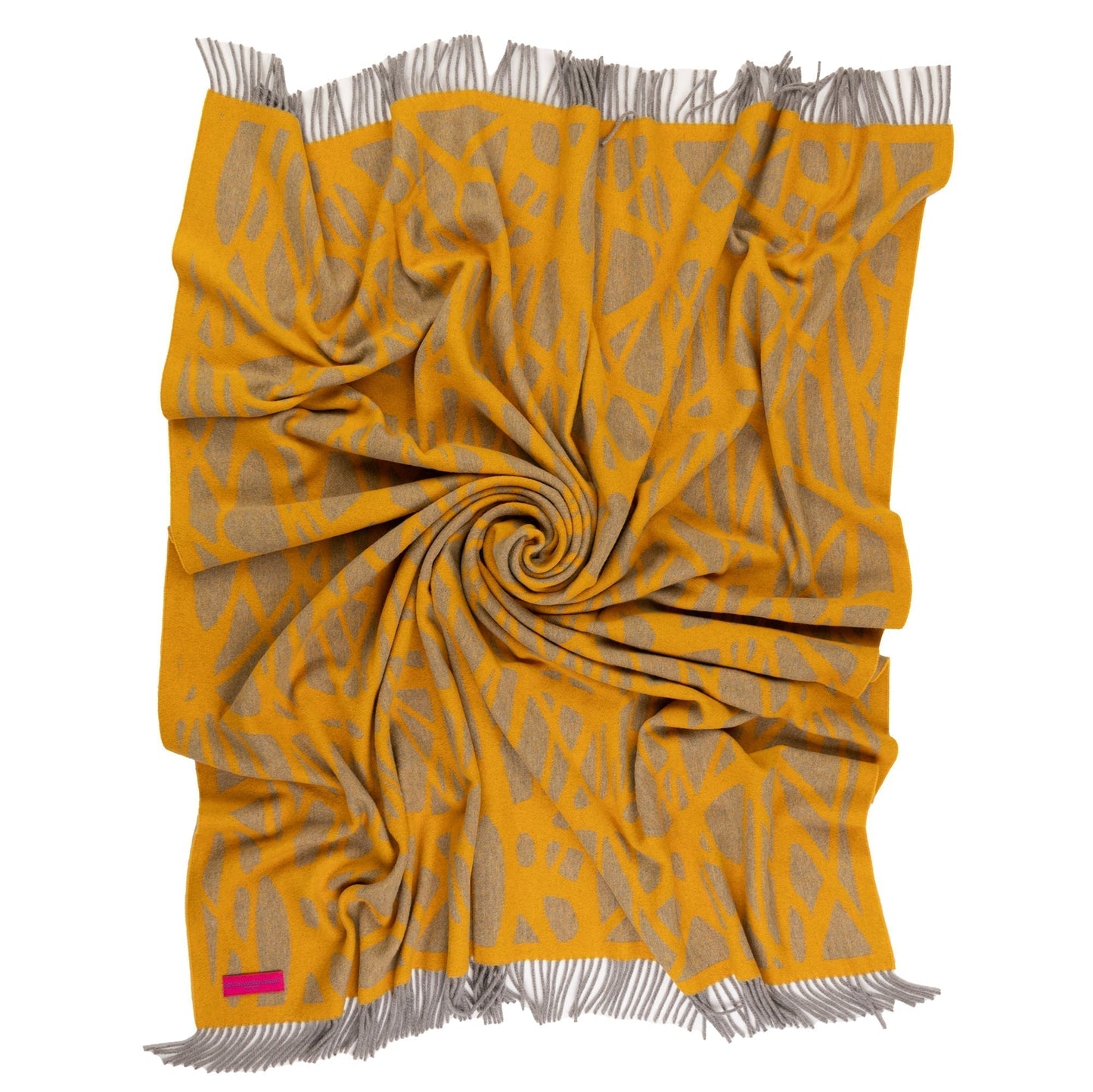 Southampton Home Monarch Merino Fleece Throw ~ Gold ~