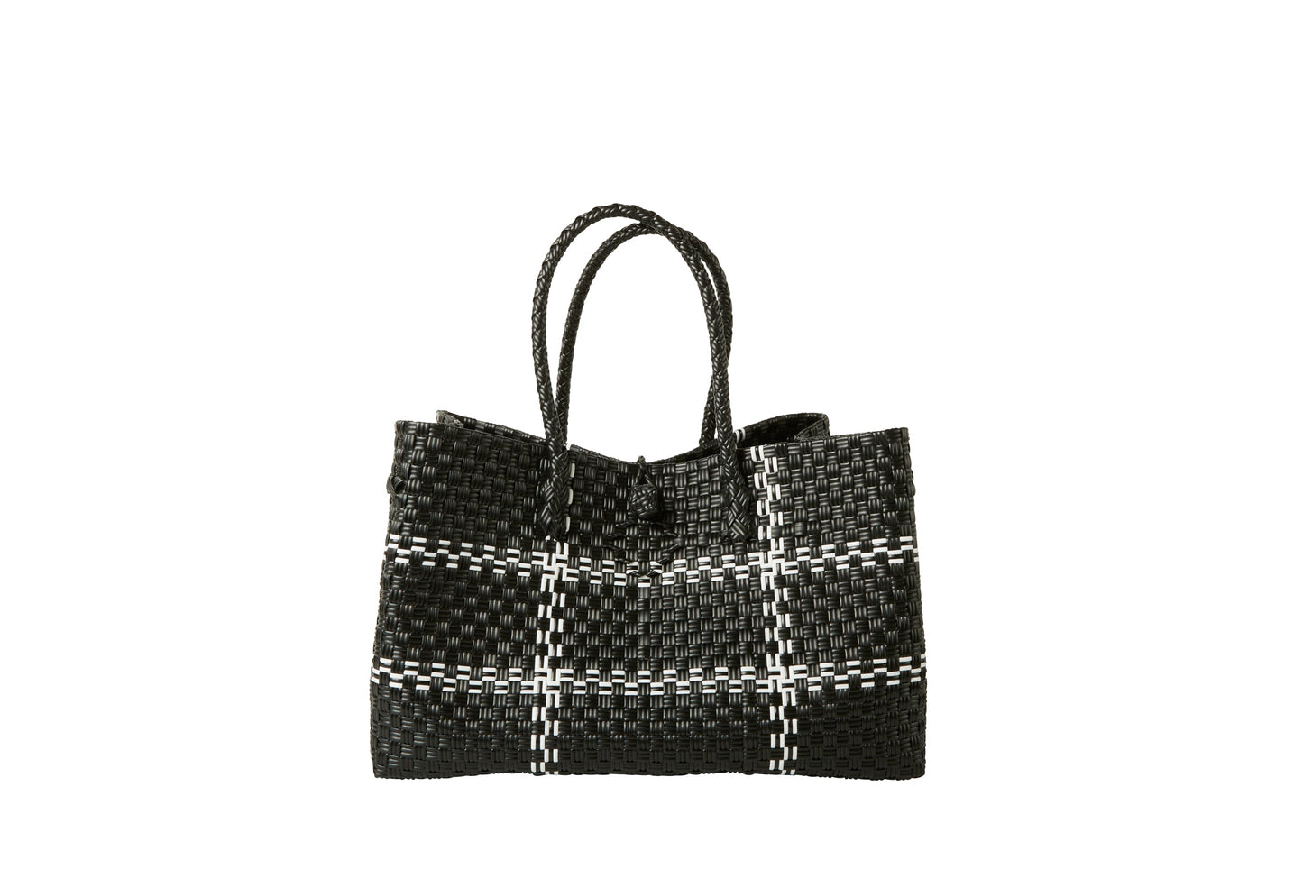 The Midi Piper Handwoven Tote · Recycled Plastic