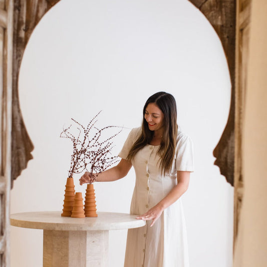 Kasbah Candle Holder + Bud Vase