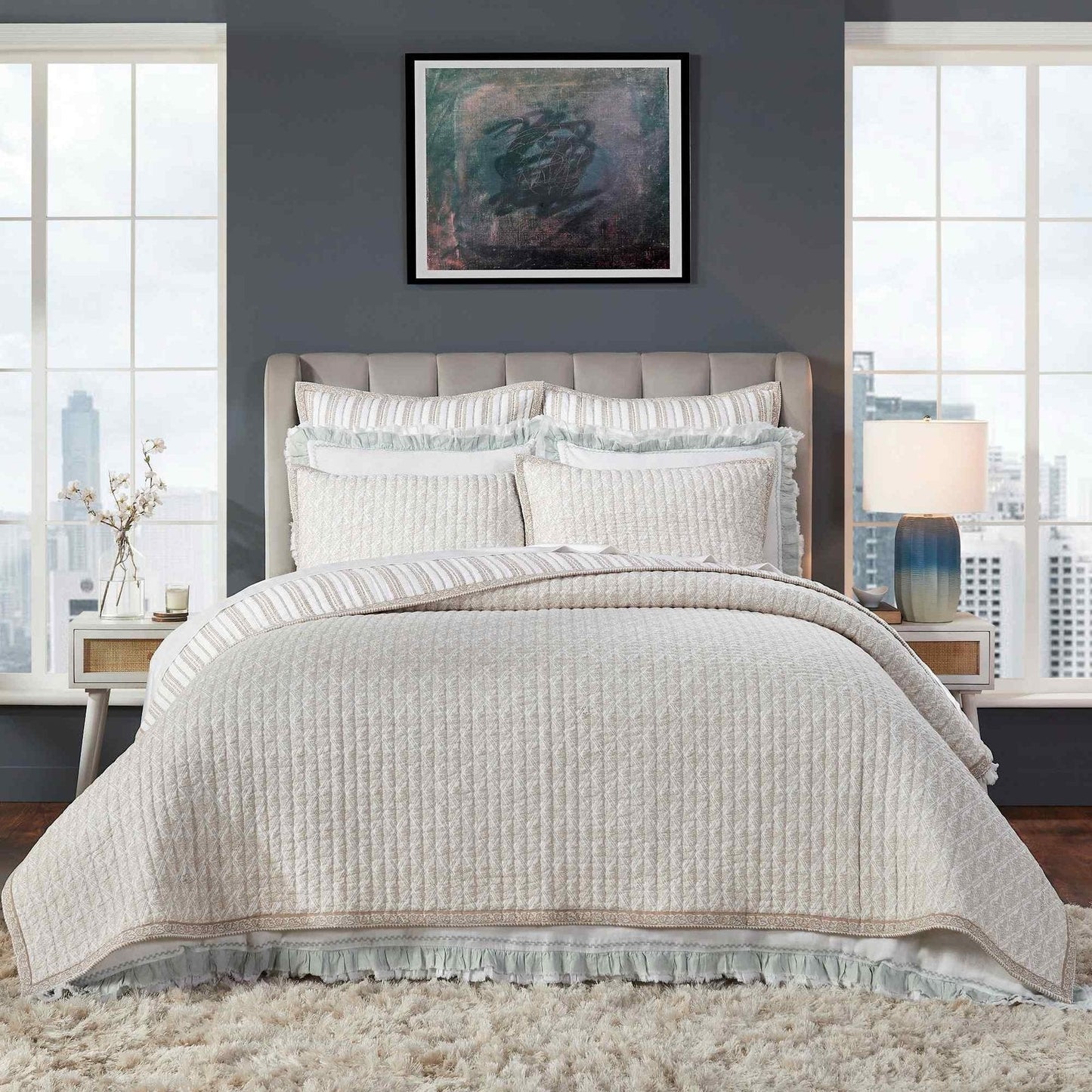 Serenity Printed Reversible Quilt