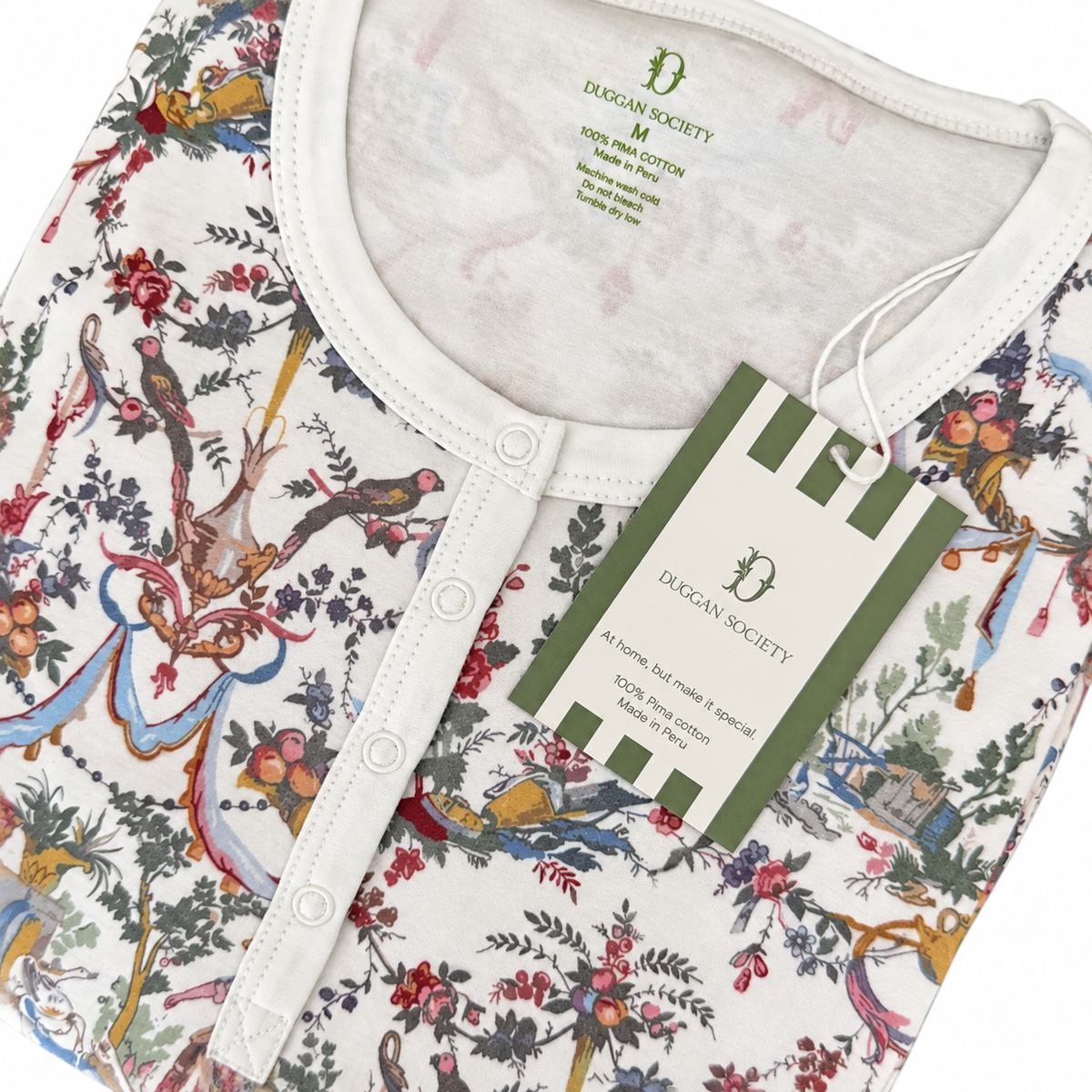 Toile Pima cotton pajamas