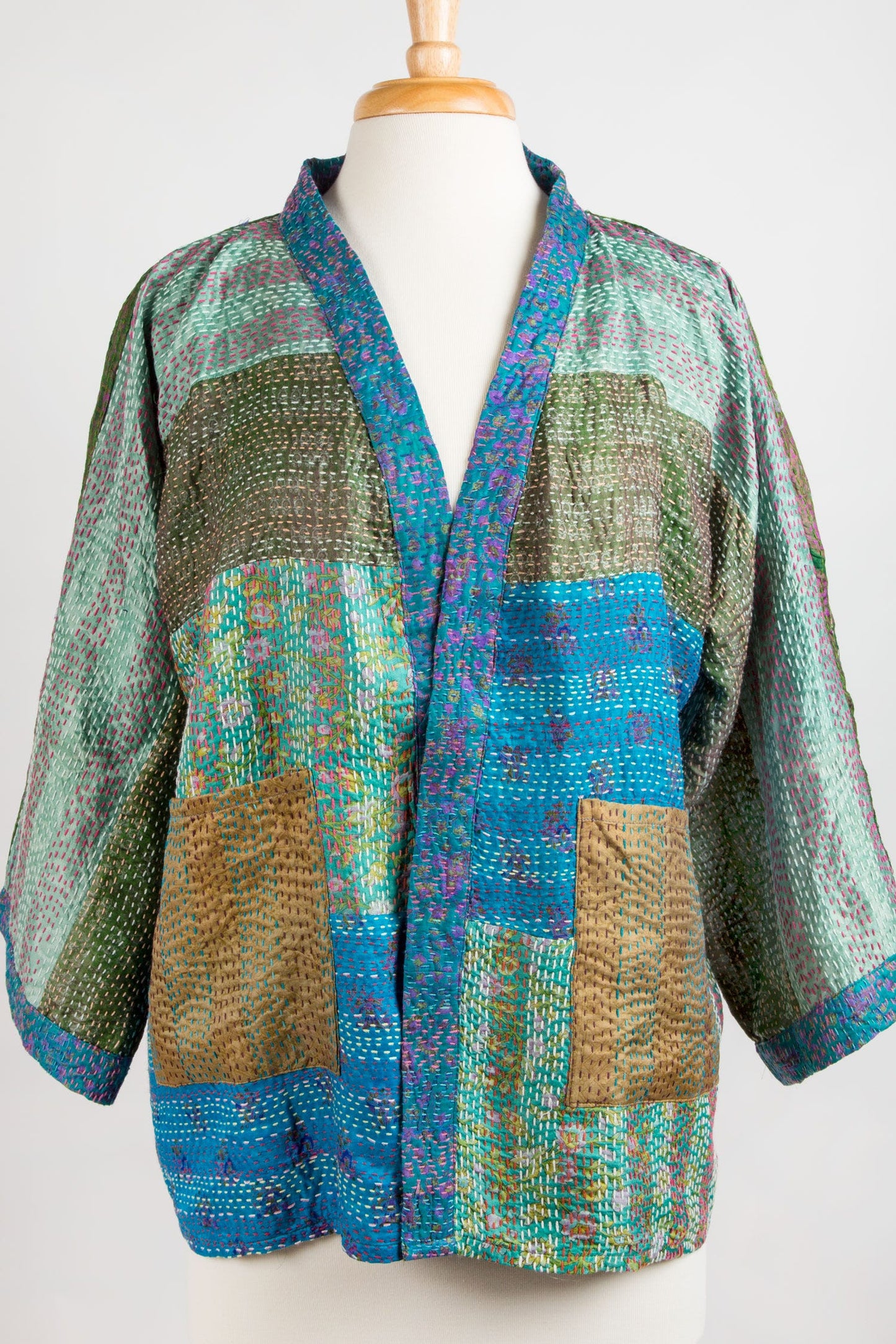Patchwork Sari Topper