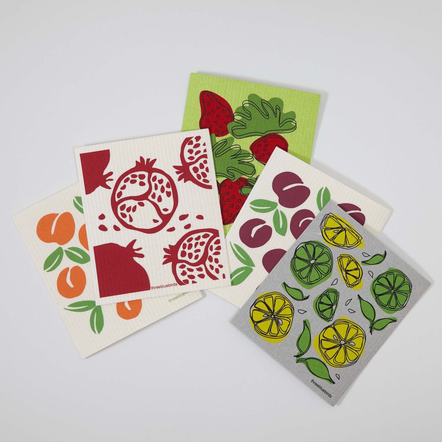 Tutti Fruiti Bundle (6 Swedish dishcloths)