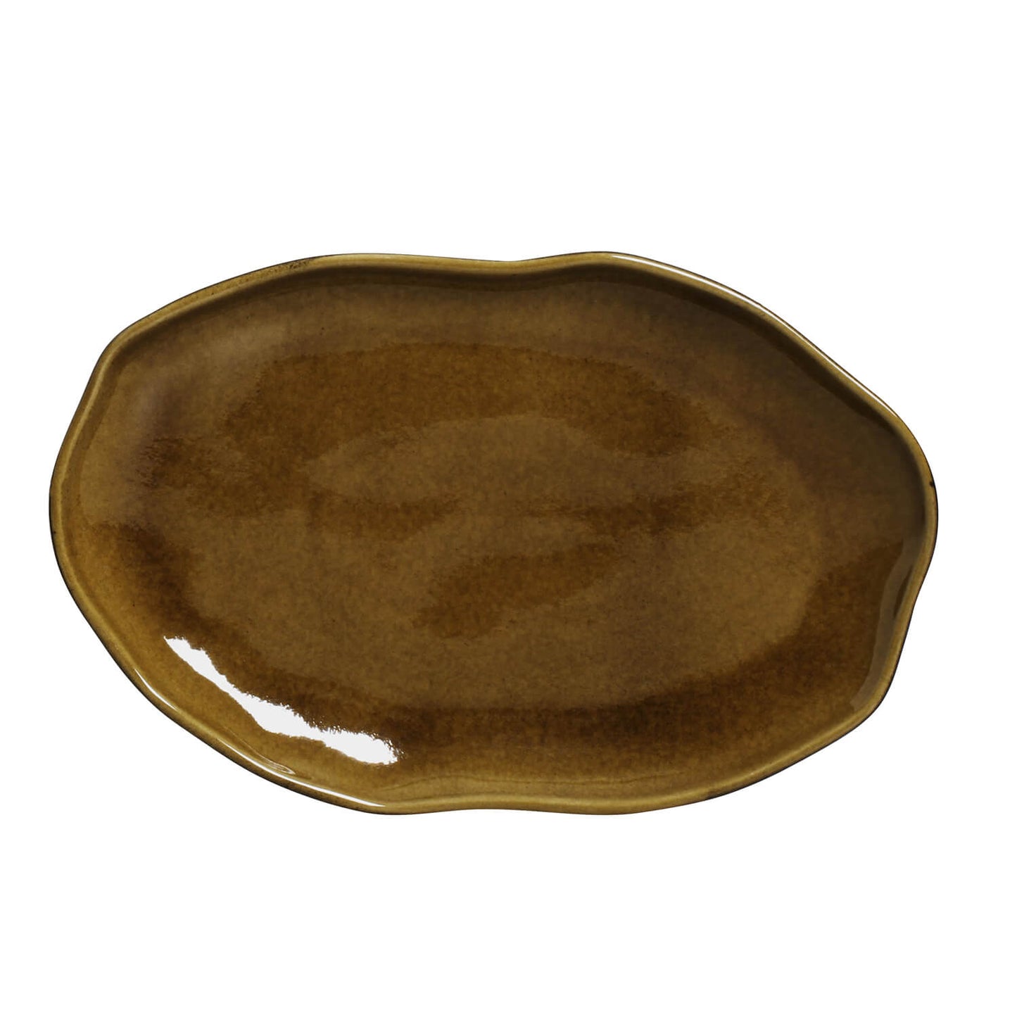 Shallow Bio Oval Platter Medium Set of 4