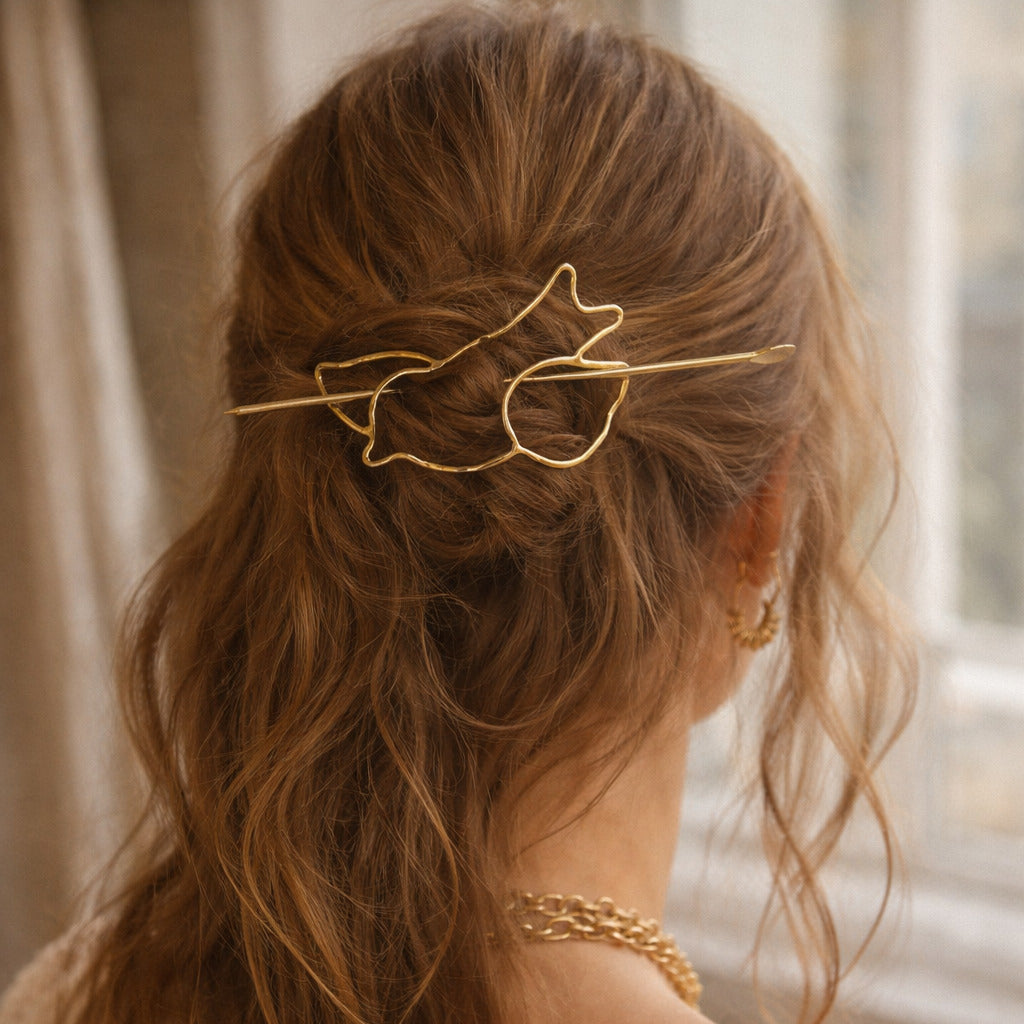 Paksa Bird Hair Pin - Slide With Stick