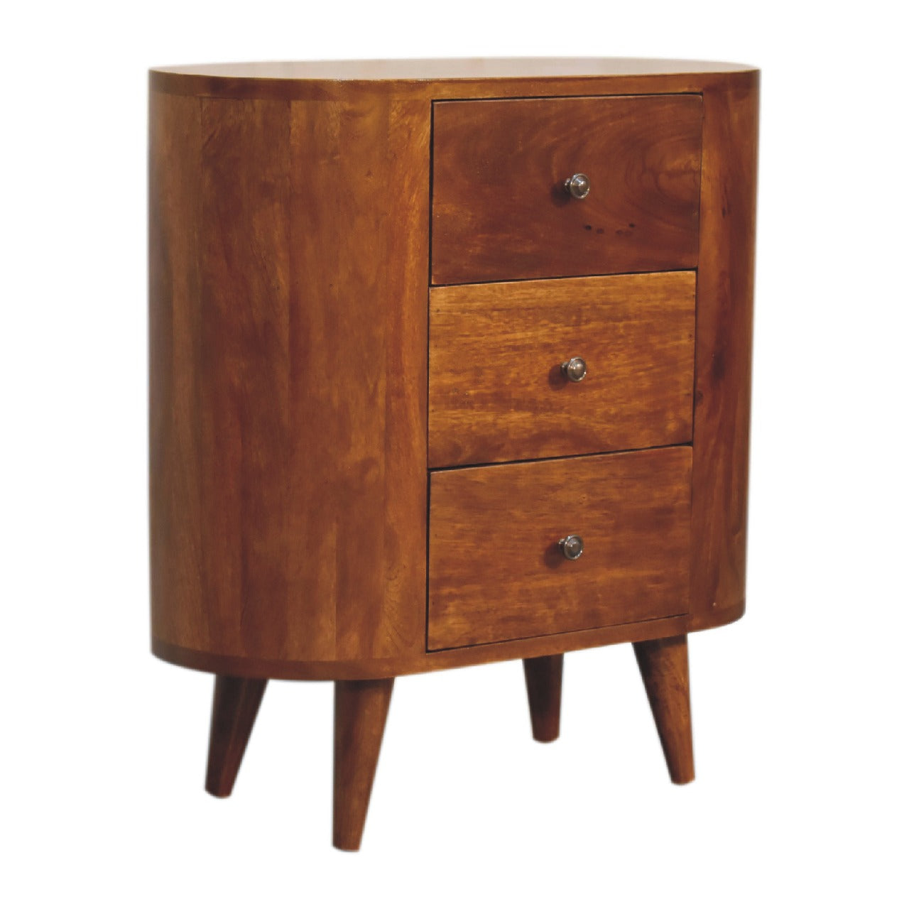 Solid Wood Mini Chestnut Cabinet