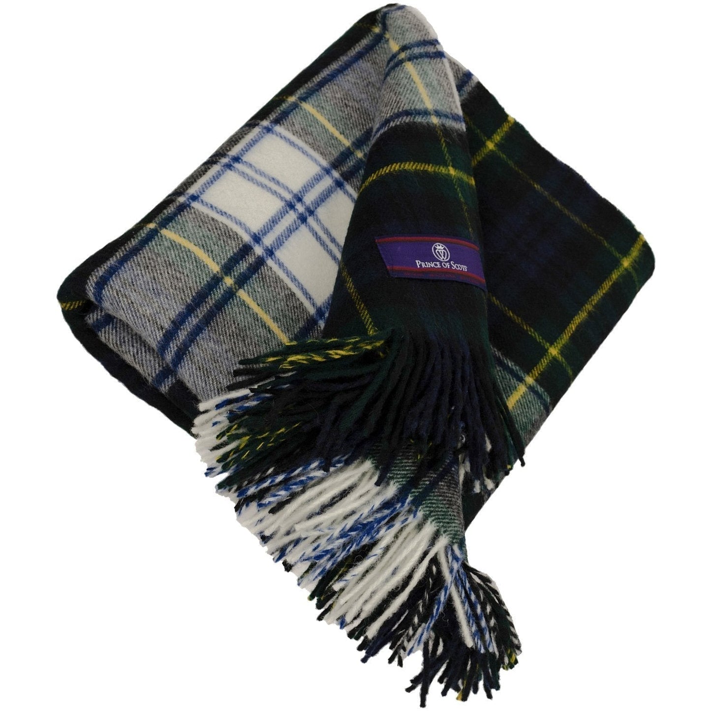 Highland Tartan Tweed Merino Wool Throw - Dress Gordon