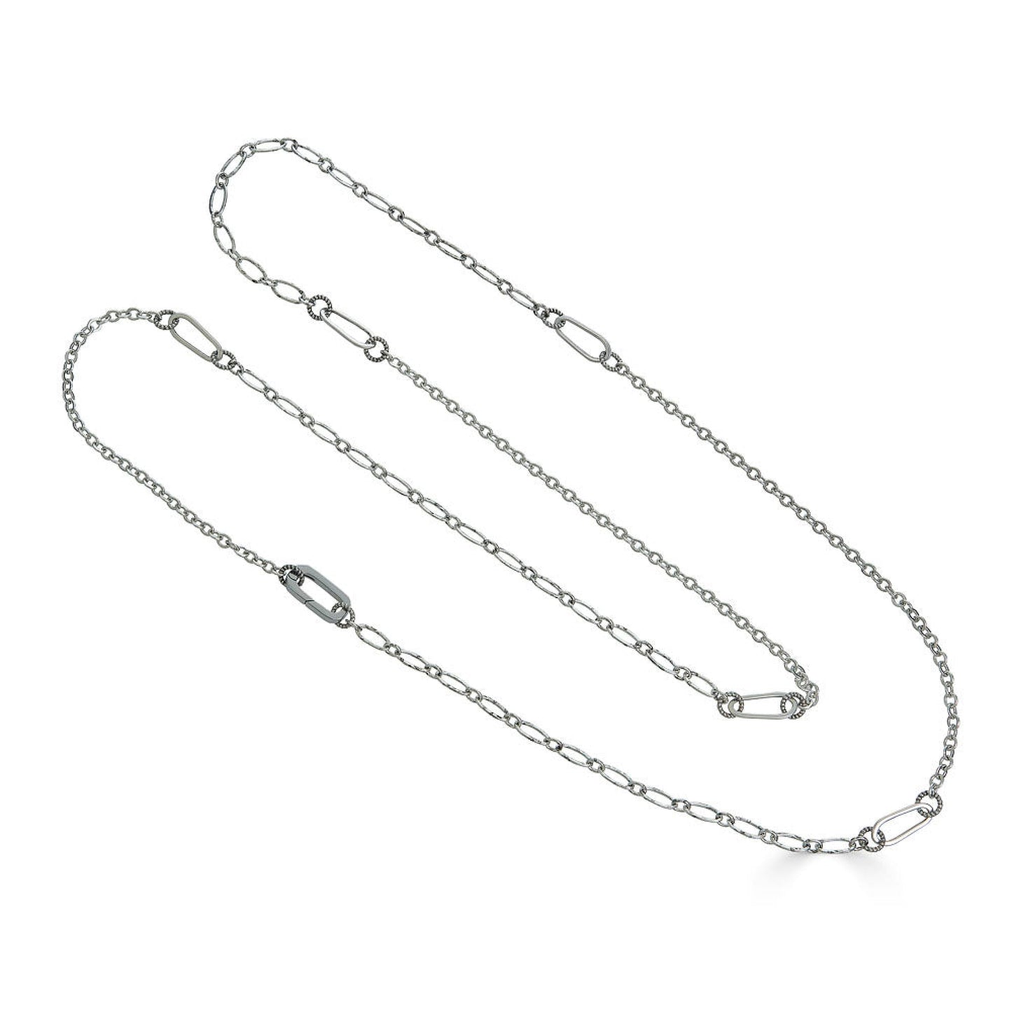 Silver Delicate Long Layering Necklace