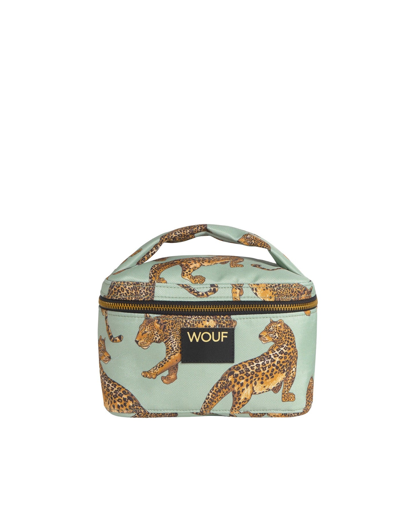 Emerald Leopard Vanity Bag