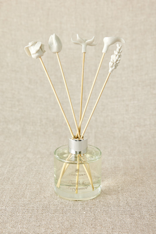 Country Flowers Bamboo Diffuser Sticks Set