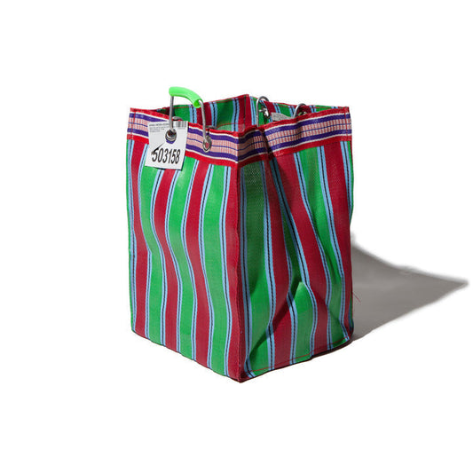 RECYCLED PLASTIC STRIPE BAG - Rectangle D30