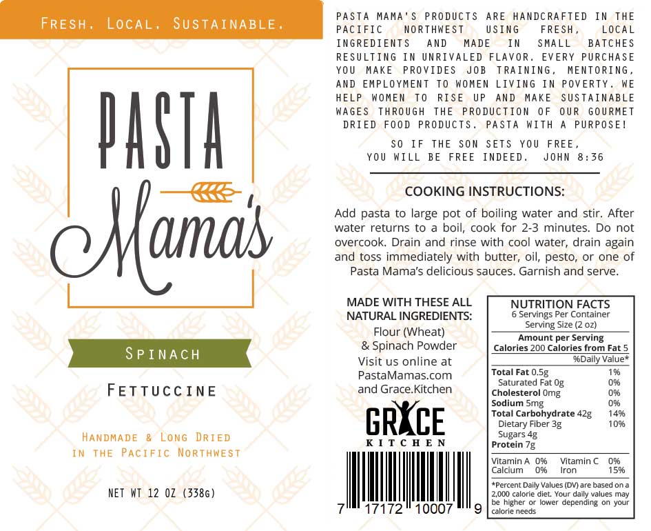 Spinach Fettuccini by Pasta Mama's