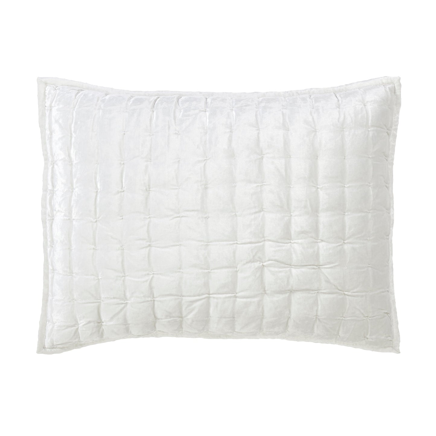 Luna Hand Pinched Velvet Quilt Sham - Clearance