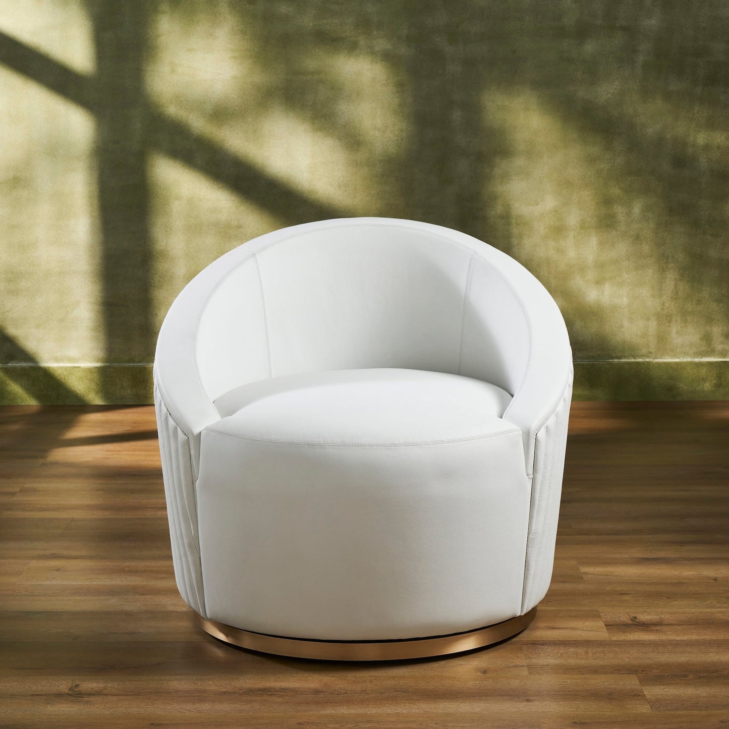 Dawson Leather Swivel Chair