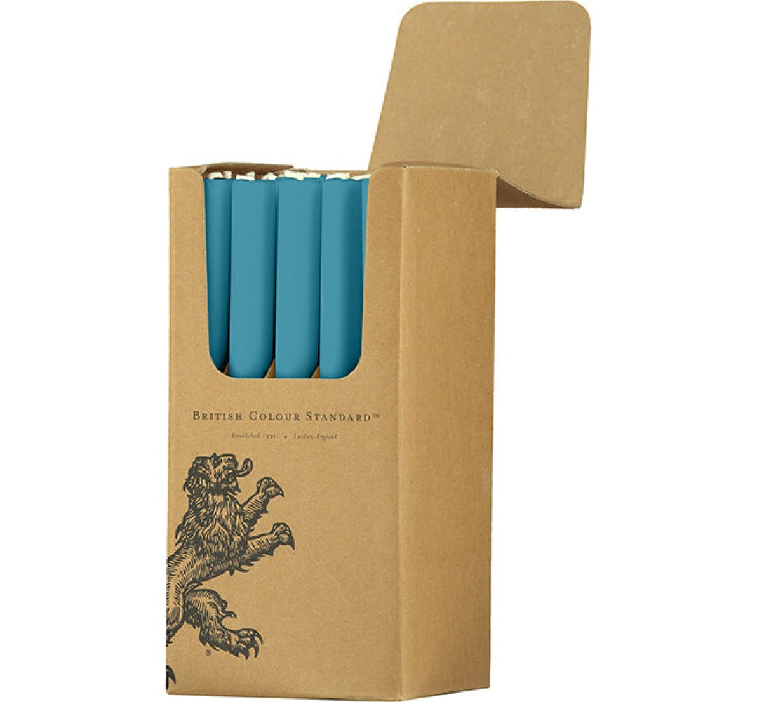 S/25 Petrol Blue Dinner Candles