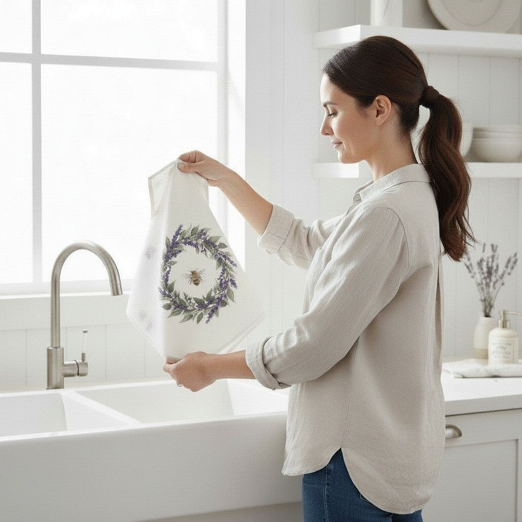Linen Kitchen Towel Set