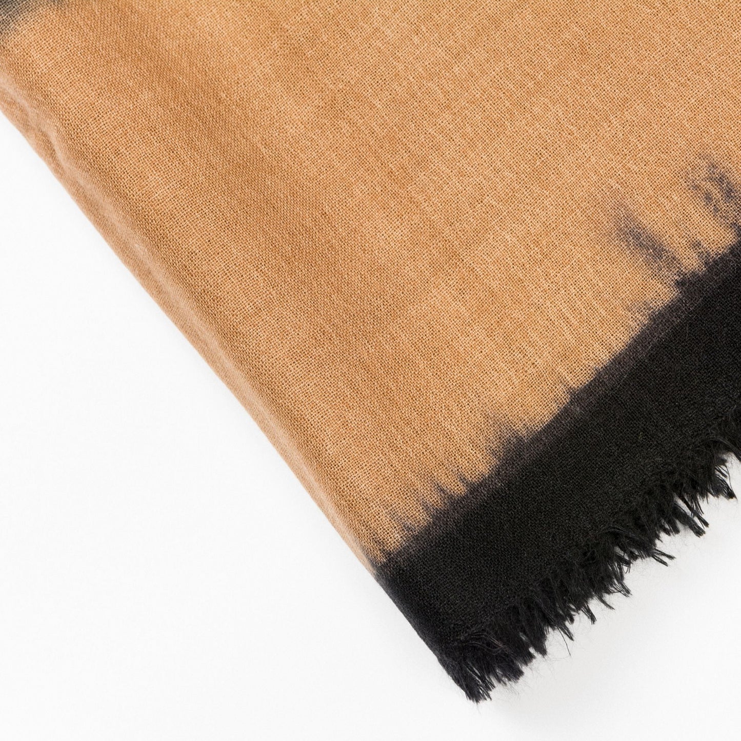 Iris Brown Cashmere Merino Handwoven Scarf