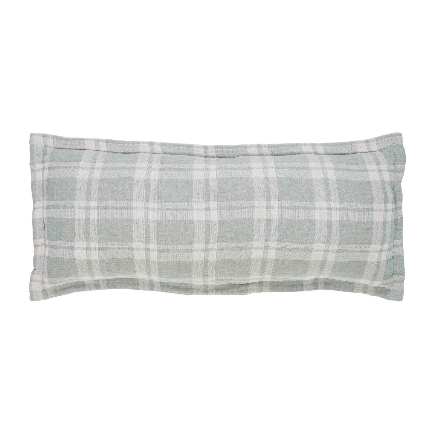Doyle Check Cotton Blanket Deco Pillow