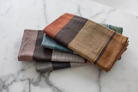 Dalol Handwoven Ethiopian Cotton Napkins | Set of 2