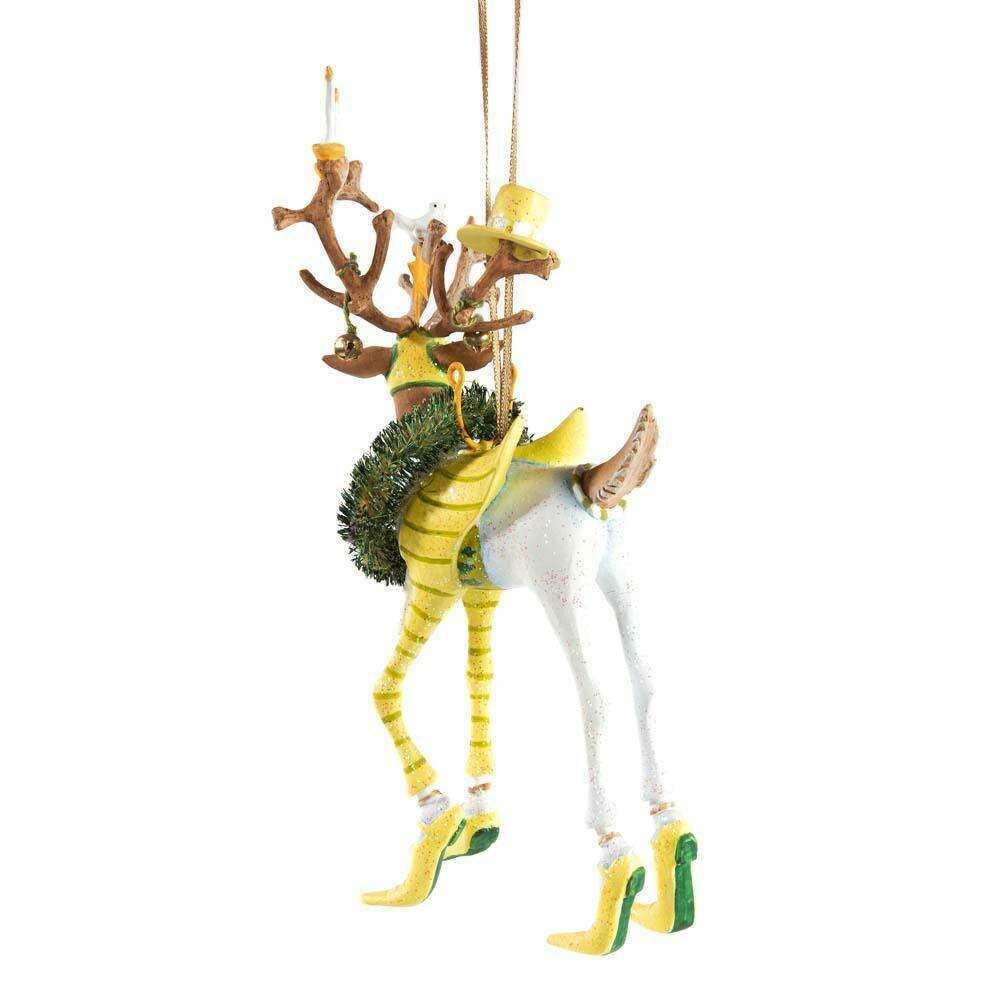 Dash Away Prancer Reindeer Ornament by Patience Brewster - LARGE