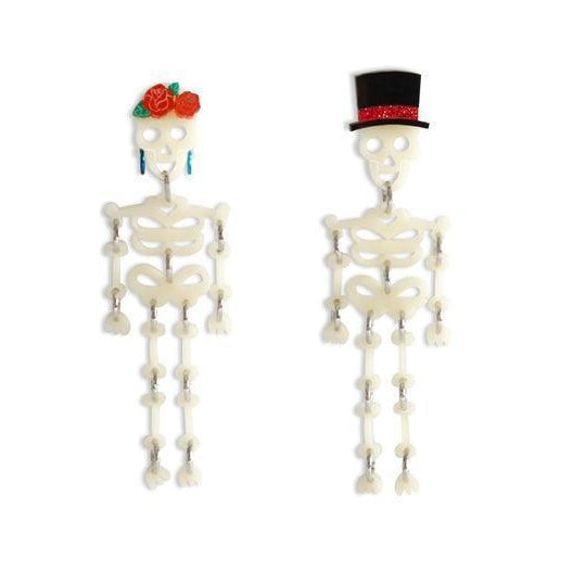 Day of the Dead Skeleton Earrings by Laliblue